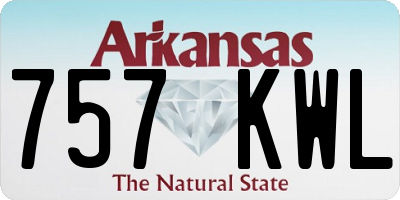 AR license plate 757KWL