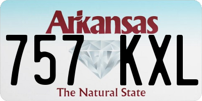 AR license plate 757KXL