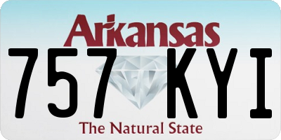 AR license plate 757KYI