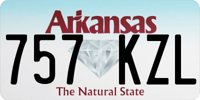 AR license plate 757KZL