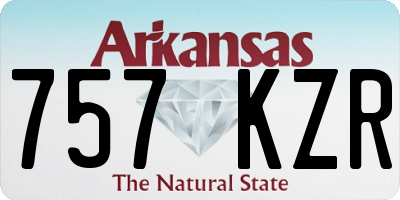 AR license plate 757KZR