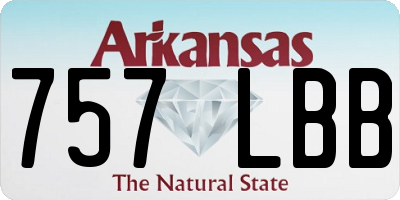 AR license plate 757LBB