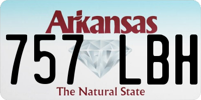 AR license plate 757LBH