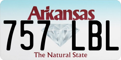 AR license plate 757LBL