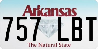 AR license plate 757LBT