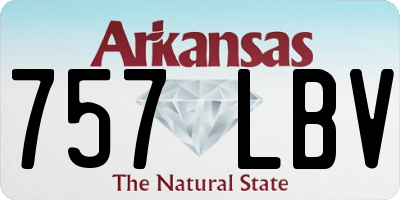 AR license plate 757LBV