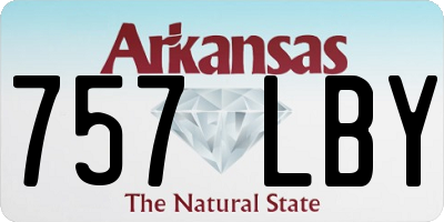 AR license plate 757LBY