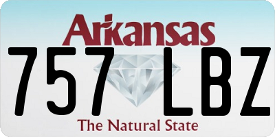 AR license plate 757LBZ