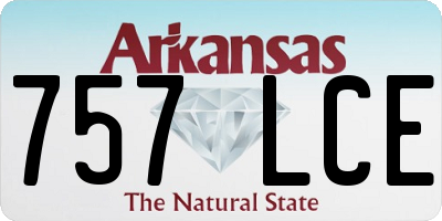 AR license plate 757LCE