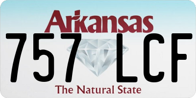 AR license plate 757LCF