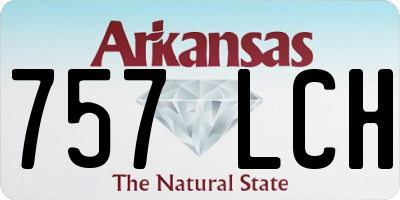AR license plate 757LCH