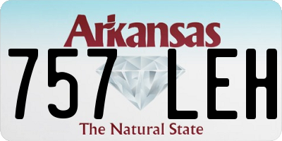 AR license plate 757LEH