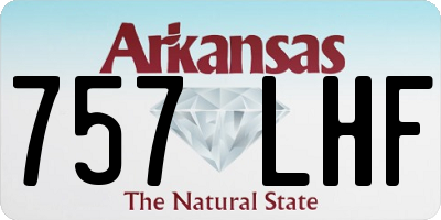 AR license plate 757LHF