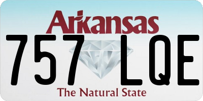 AR license plate 757LQE