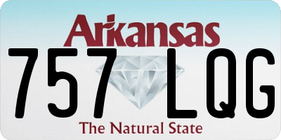 AR license plate 757LQG
