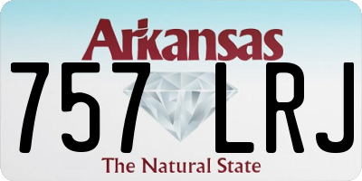 AR license plate 757LRJ
