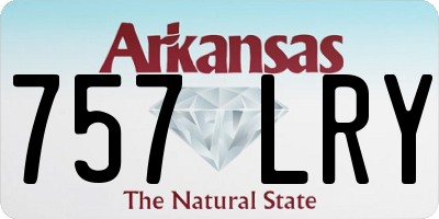 AR license plate 757LRY