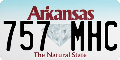 AR license plate 757MHC