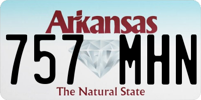 AR license plate 757MHN