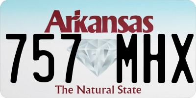 AR license plate 757MHX