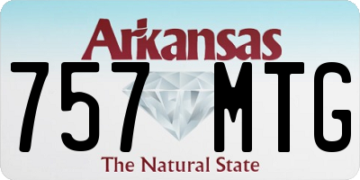 AR license plate 757MTG