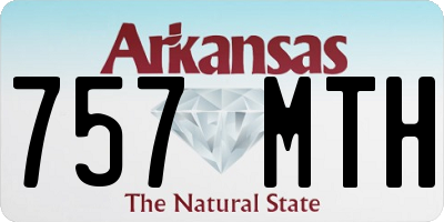 AR license plate 757MTH