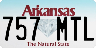 AR license plate 757MTL