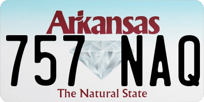 AR license plate 757NAQ