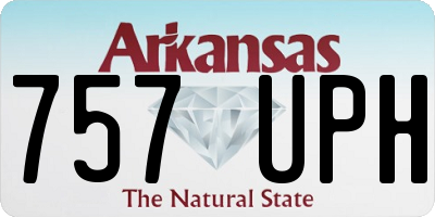 AR license plate 757UPH