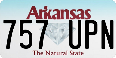 AR license plate 757UPN