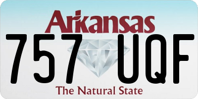 AR license plate 757UQF