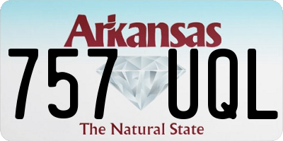 AR license plate 757UQL