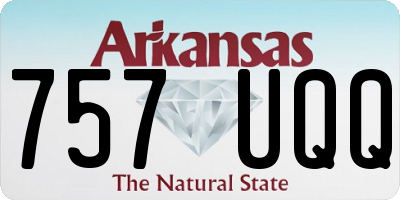 AR license plate 757UQQ