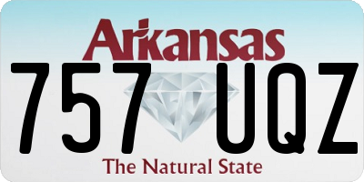 AR license plate 757UQZ