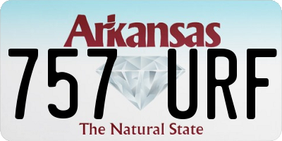 AR license plate 757URF