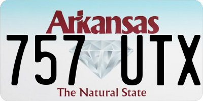 AR license plate 757UTX