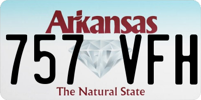AR license plate 757VFH