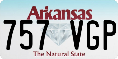 AR license plate 757VGP