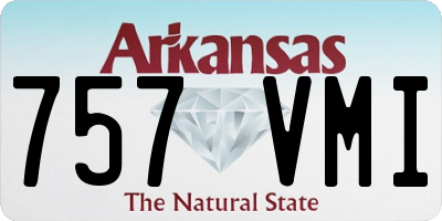 AR license plate 757VMI