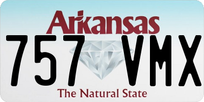 AR license plate 757VMX