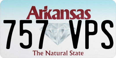 AR license plate 757VPS
