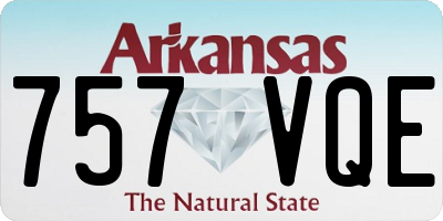 AR license plate 757VQE
