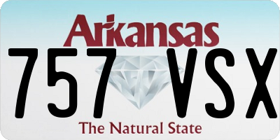 AR license plate 757VSX