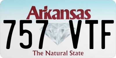 AR license plate 757VTF