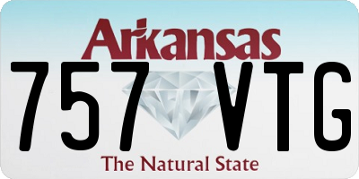 AR license plate 757VTG