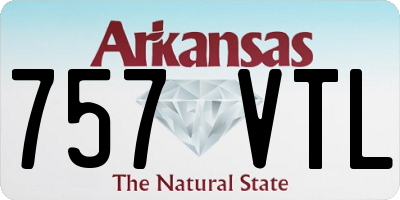 AR license plate 757VTL