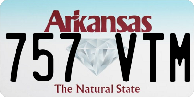 AR license plate 757VTM