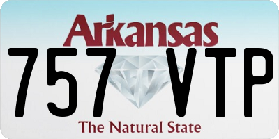 AR license plate 757VTP