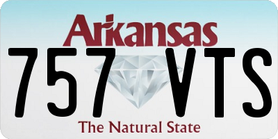 AR license plate 757VTS
