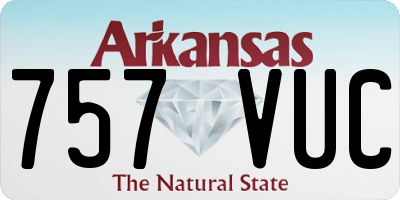 AR license plate 757VUC